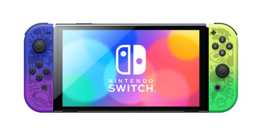 Switch主机 OLED 任天堂新款掌上游戏机 喷射战士限定版 商品图4