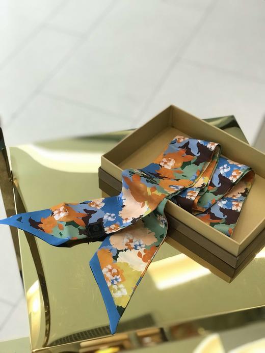 优品堂《春的律动》100％桑蚕丝双层斜纹长巾 商品图11