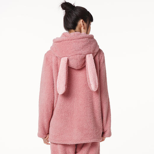 都市丽人生活家居女士米粒绒套装米粒绒厚家居服长袖睡衣LH21G8 商品图2