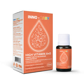 英珞维高维生素A+D白蘑菇汁胡萝卜汁滴液饮品 12ml