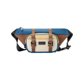 新秀丽LUCIA系列复古款休闲旅行，时尚潮流轻软牛皮革单肩背包 TM7*010