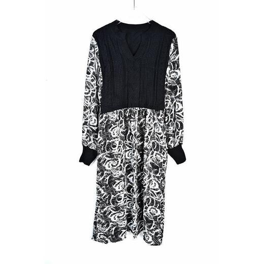 NYL-30283秋季新款时尚洋气胖MM宽松显瘦中长裙潮 商品图5