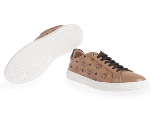 【限量新品到仓·VIP保价退差】MCM 男女通款印花logo真皮休闲鞋 10843 商品图2