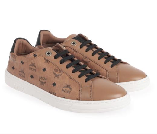 【限量新品到仓·VIP保价退差】MCM 男女通款印花logo真皮休闲鞋 10843 商品图0