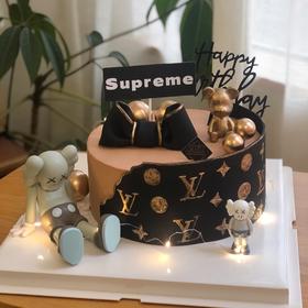 考斯lv翻糖饰蛋糕