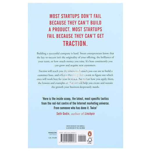 预售 【中商原版】牵引 创业如何快速吸引客户 英文原版 英文版 Traction: How Any Startup Can Achieve 创业参考 经济金融 商品图1