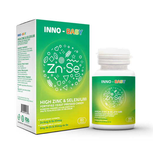 英珞维富锌硒富营养酵母压片糖果 60粒 商品图0