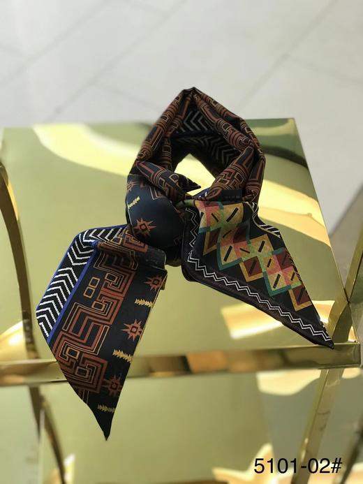 优品堂《春的律动》100％桑蚕丝双层斜纹长巾 商品图3