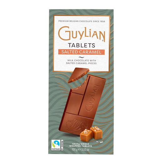 比利时吉利莲排块巧克力系列100g 口味可选 坚持使用纯正可可脂 042313/041060-7/041060-6 商品图5