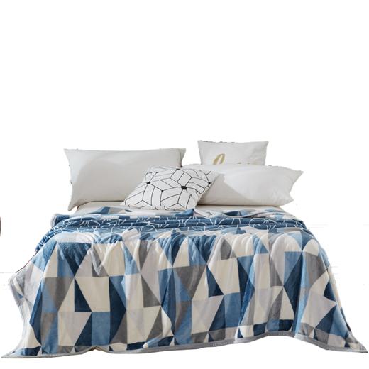 梦洁 克莱格双面暖暖绒毯   1010589008 商品图1