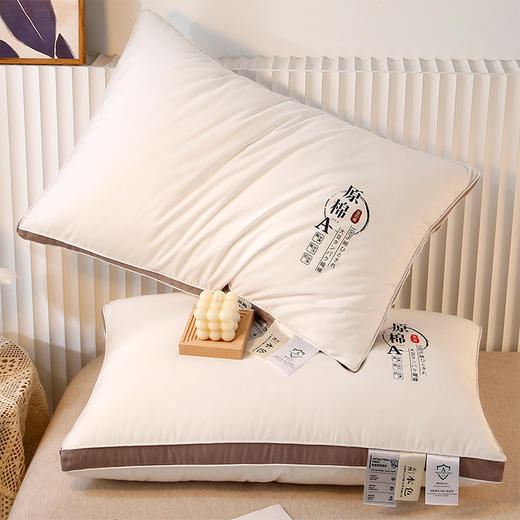 【大豆枕芯A类母婴级  】大豆枕芯 舒适回弹 改善颈椎健康 不塌陷不变形 助睡眠枕头枕芯 商品图0