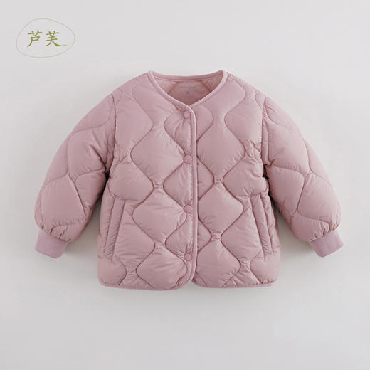 【马克珍妮 芦芙】秋装新款 菱形格云感内胆轻羽绒服 221797 商品图0