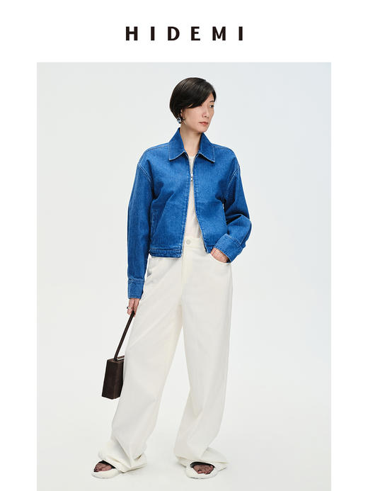HIDEMI “重塑单宁”可再生环保牛仔系列夹克外套 商品图4