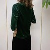 女装洋气印花丝绒拼接中袖小衫2022秋新款气质百搭上衣 ZQ1293-2229 商品缩略图3