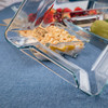【笑麻麻荟&菲内克斯】钢化玻璃长方形烤鱼盘微波炉烤箱蒸鱼盘透明餐盘家用商用装鱼盘子A 商品缩略图7