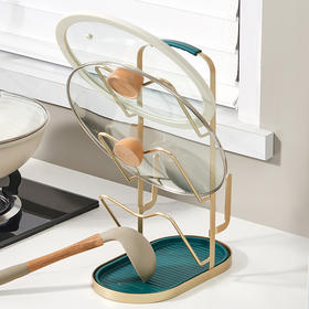 厨房免打孔壁挂式菜板放置架锅铲托架神器