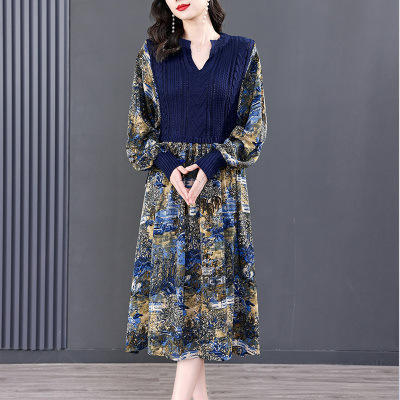 NYL-30283秋季新款时尚洋气胖MM宽松显瘦中长裙潮 商品图4