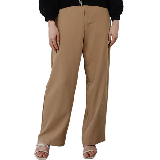 oldcolour2021秋商场同款休闲宽松垂感舒适阔腿裤女DN33073413 商品图4