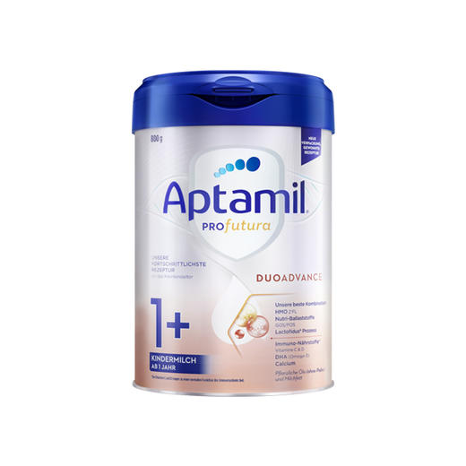 德国Aptamil爱他美婴幼儿配方奶粉白金版1+段800g1-2岁 商品图1