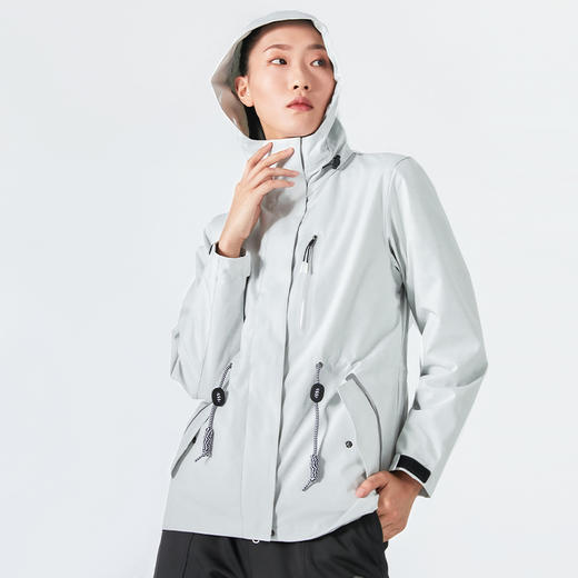 清仓：纳趣户外三合一冲锋衣女冬季中长款拆卸两件套防水滑雪服登山外套 商品图2