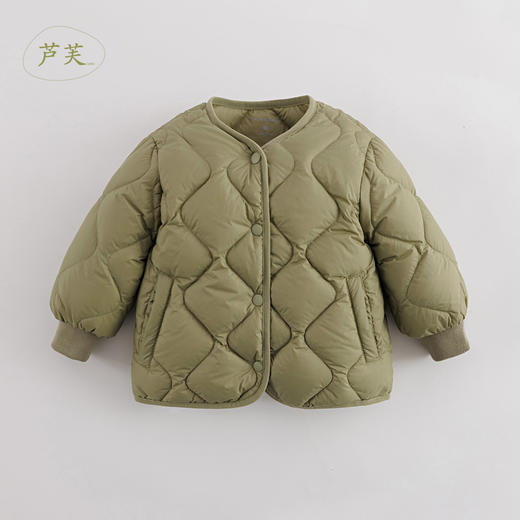 【马克珍妮 芦芙】秋装新款 菱形格云感内胆轻羽绒服 221797 商品图2