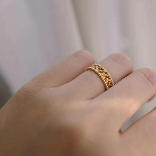 龢盒原创 翡‮如翠‬意财源滚‮开滚‬口戒 商品图4