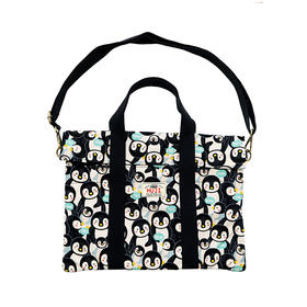 HUJI祤集电脑包插画OK小企鹅