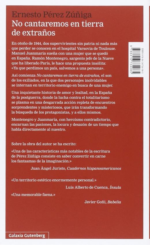 No cantaremos en tierra de extraños - Ernesto Pérez Zúñiga 商品图1