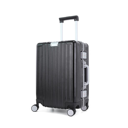 新款出口欧洲商务铝框耐刮拉杆箱6616K 商品图0