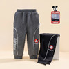 迪士尼童装儿童秋冬加绒保暖长裤男童束脚时尚休闲裤 商品缩略图1