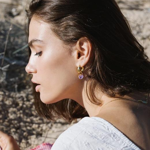 北京仓｜Annele-Lonely Hearts-淡紫色 爱心 耳环［芬兰设计师］ 商品图7