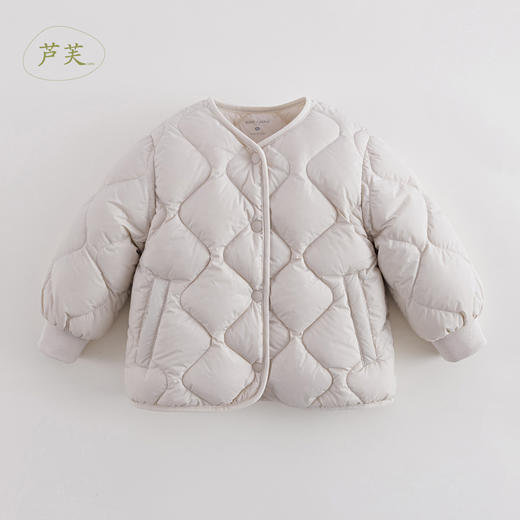 【马克珍妮 芦芙】秋装新款 菱形格云感内胆轻羽绒服 221797 商品图1