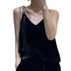 丝绒吊带小背心女2022年秋冬新款V领低胸盐系设计感吊带NYT-JBJ060 商品缩略图4