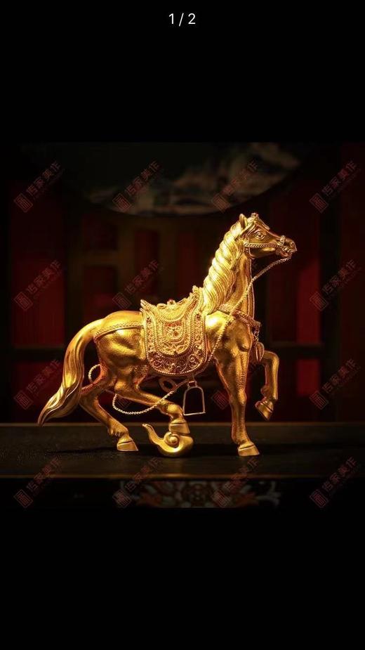 老凤祥 一马当先 摆件 商品图0