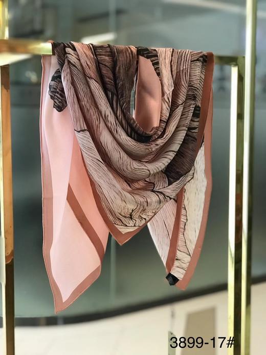 优品堂《芳菲国色》90*90桑蚕丝方巾 商品图7