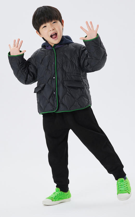 江南布衣童  22年秋款  束脚加绒长裤  1M9E12310 商品图4