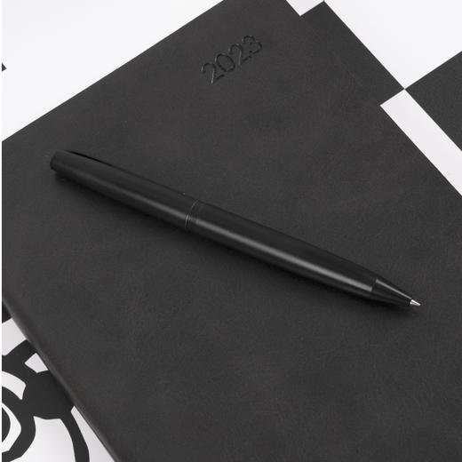 趁早写下愿望中性笔创意简约0.5mm金属质感签字笔黑色办公商务碳素笔低阻尼顺滑不断墨学生考试笔 商品图2