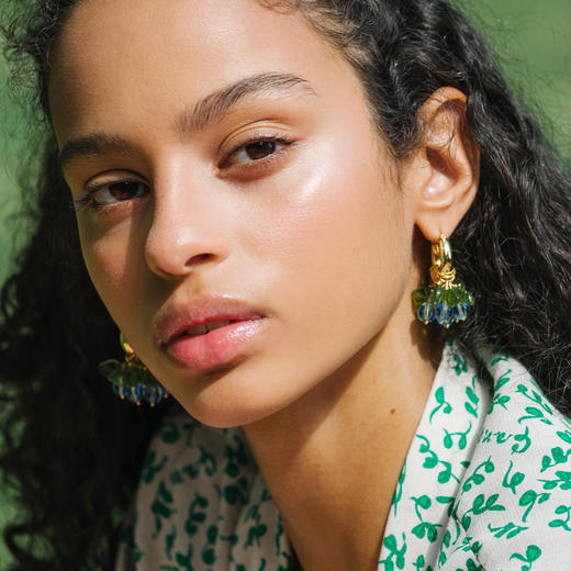 北京仓｜Annele-Bella 同款-Blueberry-蓝莓之地 耳环［芬兰设计师］ 商品图0