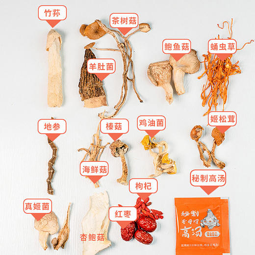 云南保山施甸山之喜菌菇十二珍100克/袋 商品图3