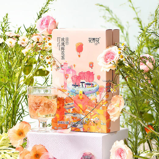 玫瑰小镇 烘干/冻干玫瑰花茶单朵礼盒 商品图6