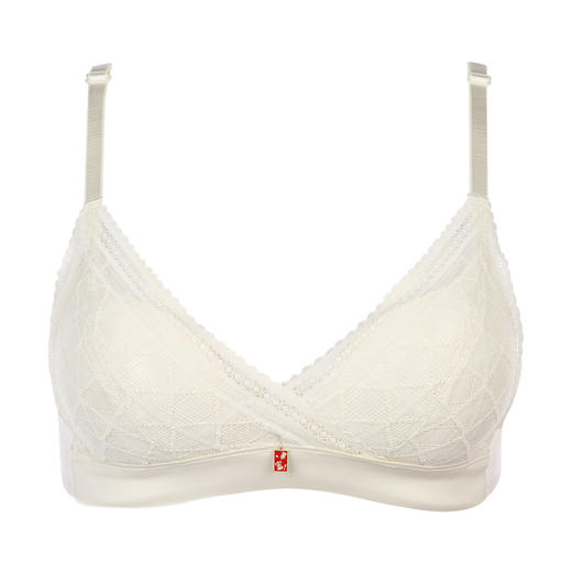 都市丽人时尚美搭A杯常规内衣蕾丝中厚三角杯文胸三排扣无钢圈LB21G4 商品图5