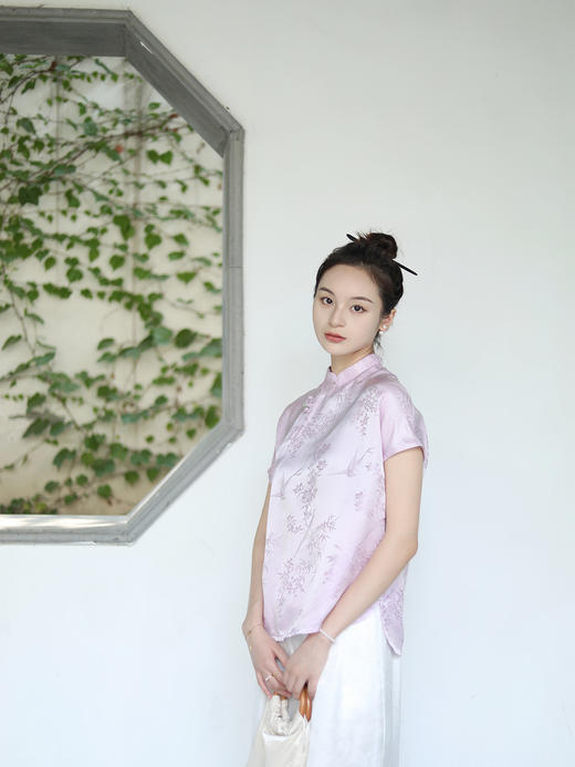 预定|盛唐牡丹 喜上眉梢斜襟女上衣 .潮快闪[福利品] 商品图3
