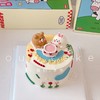 油画风/立体小动物熊兔狗kitty情侣卡通蛋糕-低糖处理无添加 商品缩略图2