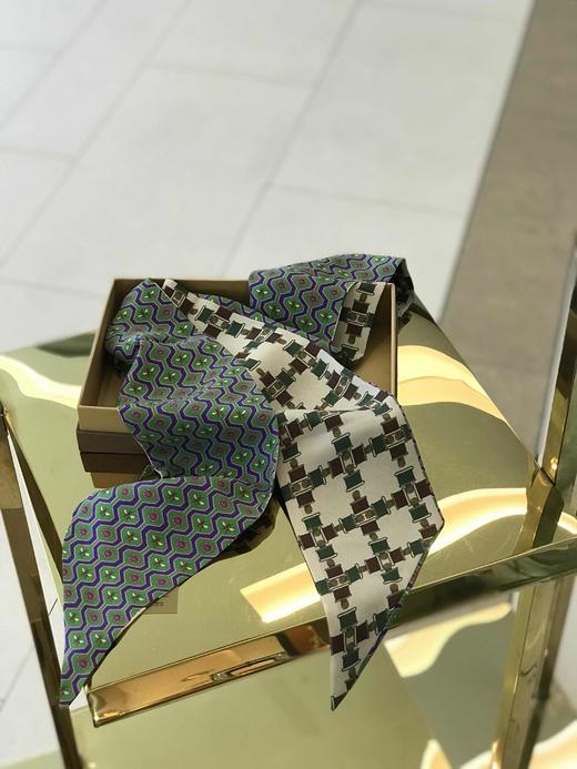 优品堂《春的律动》100％桑蚕丝双层斜纹长巾 商品图7