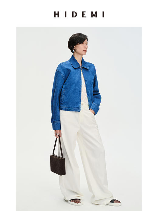 HIDEMI “重塑单宁”可再生环保牛仔系列夹克外套 商品图5