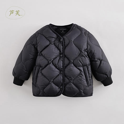 【马克珍妮 芦芙】秋装新款 菱形格云感内胆轻羽绒服 221797 商品图3