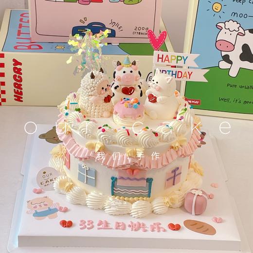 3只立体小动物复古蛋糕-低糖处理无添加 商品图8