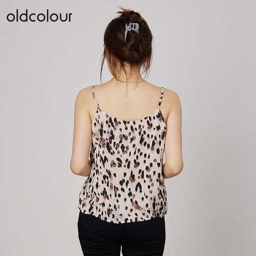 oldcolour2021秋商场同款洋气时髦印花吊带背心女N30008004 商品图3
