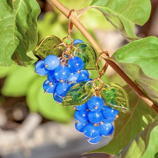 订购6周到｜Annele-Grapeful-蓝葡萄 耳环［芬兰设计师］ 商品图12