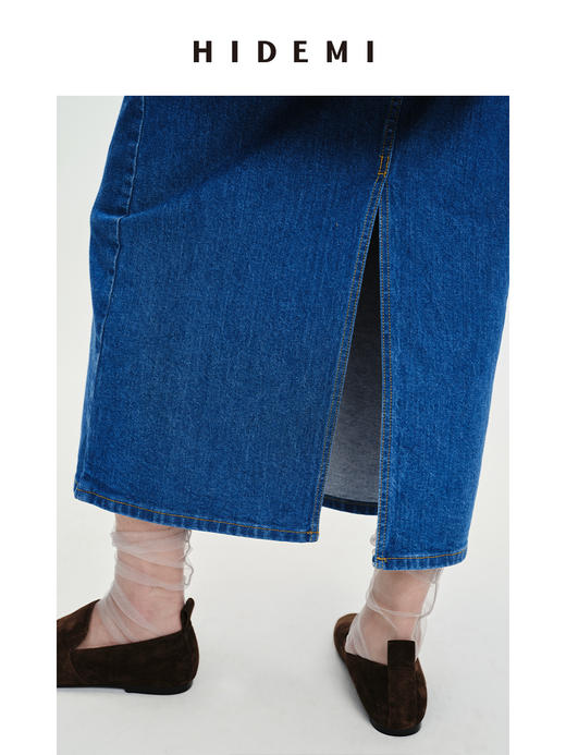 HIDEMI “重塑单宁”可再生环保牛仔系列半身裙 商品图7